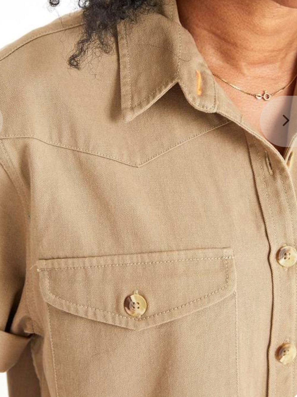 Clare V Cargo Jumpsuit Khaki Size Medium - Picture 5 of 13